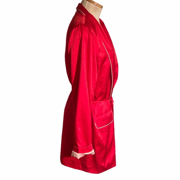 Victoria's Secret Silk Red Robe NWT Size L - Picture 2 of 8